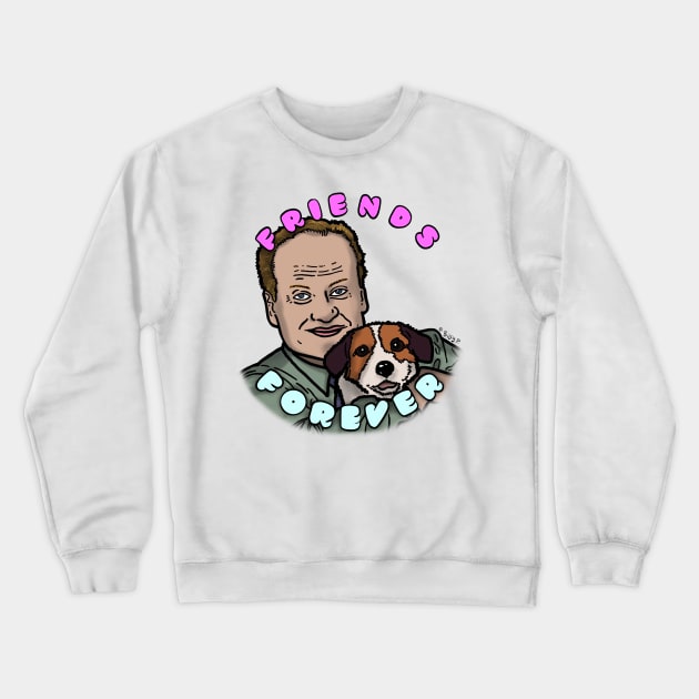 Frasier and Friend Crewneck Sweatshirt by The Ghost In You